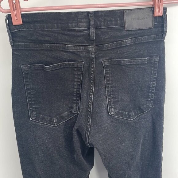 everlane The High-rise Skinny Jean black sz 28 regular - Picture 7 of 9